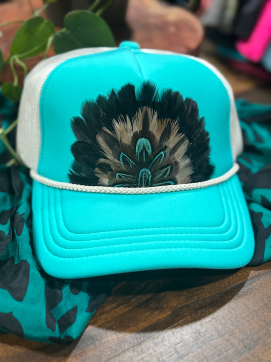 Tahiti Feather Trucker
