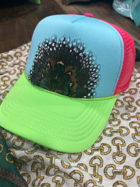 Neon 2 Feather Trucker
