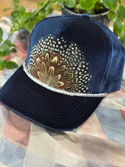 The Atlantic Velvet Feather Trucker