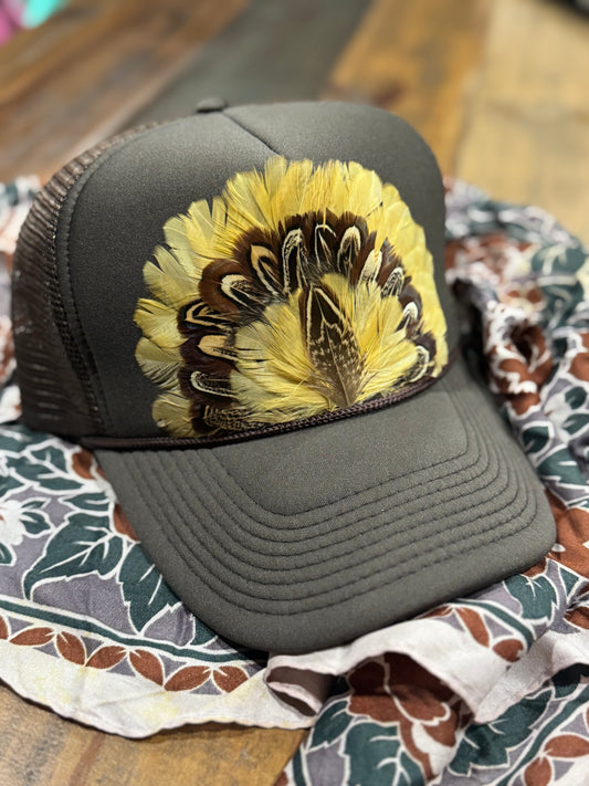 Mallard Feather Trucker