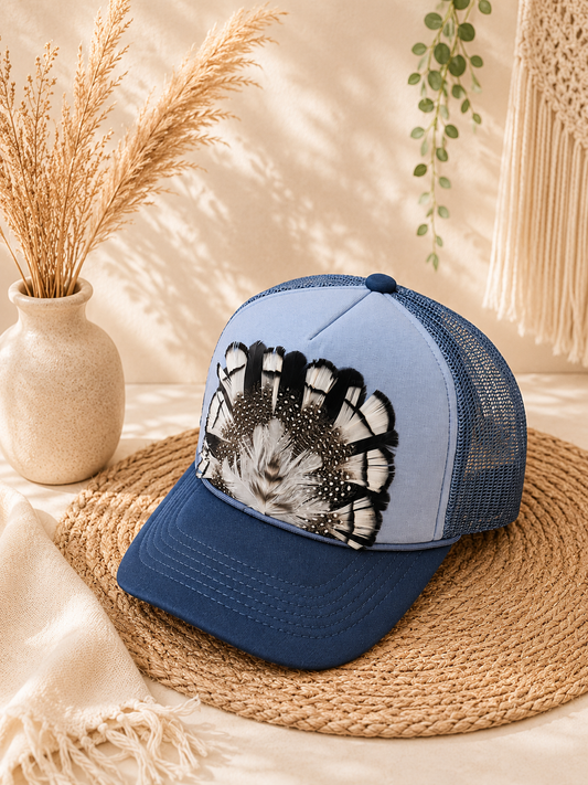 Bluey Feather Trucker